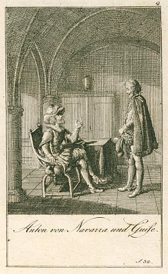 Chodowiecki und die Bartholomäusnacht - Anton von Navarra u. Guise E 881