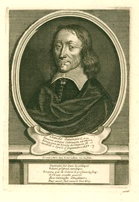 Saumeis, Claude<br>+ 1652<br>frz.-ref. Pfarrer, Kupferstich von Desrochers
