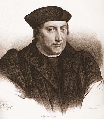 Calvin<br />Lithographie von Nicolas Eustache Maurin (1799-1815) nach einem Gemälde von Olben