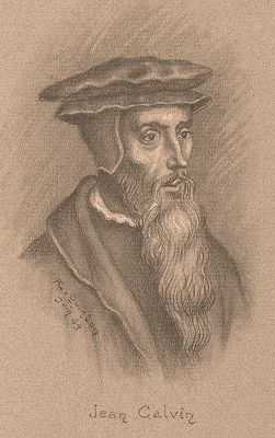 Calvin<br />Zeichnung von R. Quinton 1929