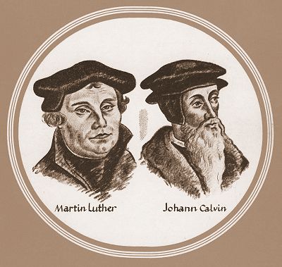 Calvin und Luther<br />19. Jh.