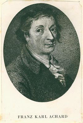 Achard, François Charles<br>1753-1821<br>Zuckerrübenanbau und Erfinder