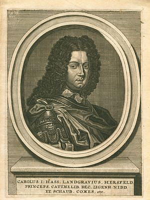 Carl, Landgraf von Hessen-Kassel<br>1654-1730<br>Kupferstich