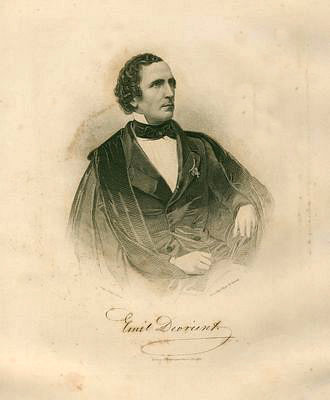 Devrient, Emil<br>1803-1876<br>Schauspieler, Litho von Weger, Leipzig