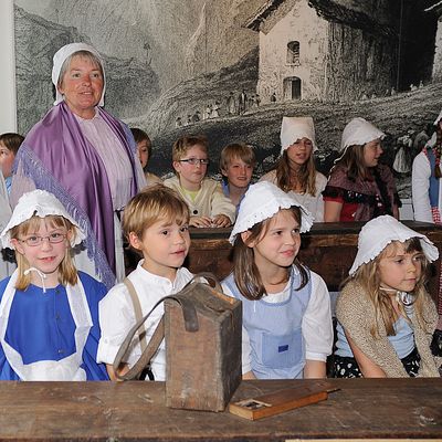 Waldenserschule im Museum<br>Foto: Markus Löschner